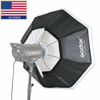 US 120cm 47'' Godox Octagon Softbox Bowens Mount fr Studio Strobe Flash Light