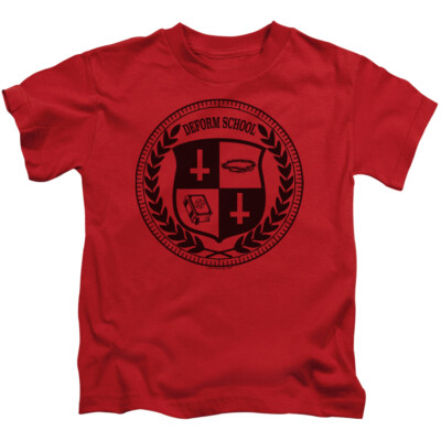 Hell Fest Boys T-Shirt Deform School Red Tee