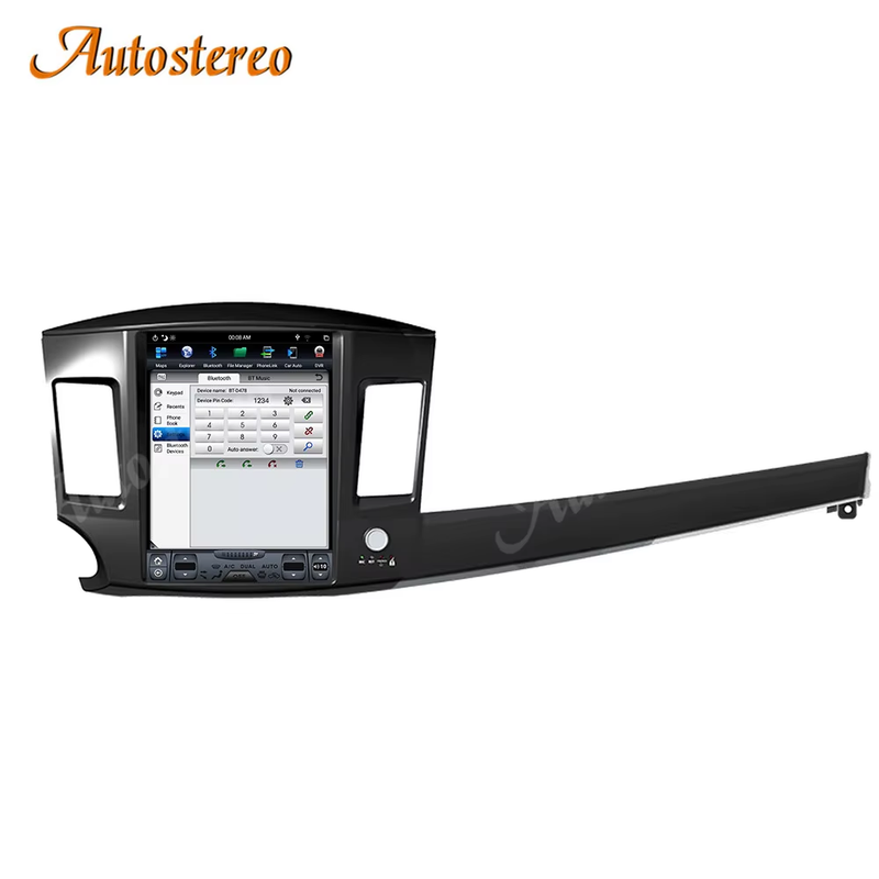 Android 13 Car GPS Navigation For Mitsubishi Lancer 2007-2017 Tesla Style Car He