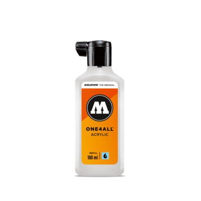 Molotow Empty Bottle 180ml - Ink Colour Mixer - Marker Paint Filler