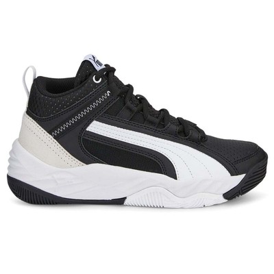 

Puma Rebound Future Evo Core Lace Up Молодежные мальчики Черные кроссовки Повседневная обувь 386, Черный, Puma Rebound Future Evo Core Lace Up Youth