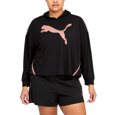 Puma Modern Sports Легкий пуловер с капюшоном Plus Womens Size 2X Casual Outer