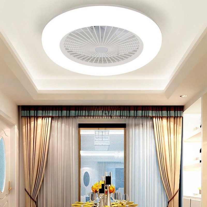 Modern 36W Deckenventilator mit Beleuchtung Fan LED Licht Dimmbar