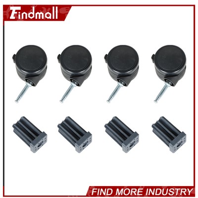 Findmall 4 Pack Gas Grills Replacement Caster Wheel Weber Grills Plastic