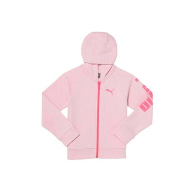 

Puma Хлопковая флисовая толстовка с капюшоном для маленьких девочек, размер , повседневная спортивная верхняя одежда 92719, Розовый, Puma Cotton Fleece Hoodie Toddler