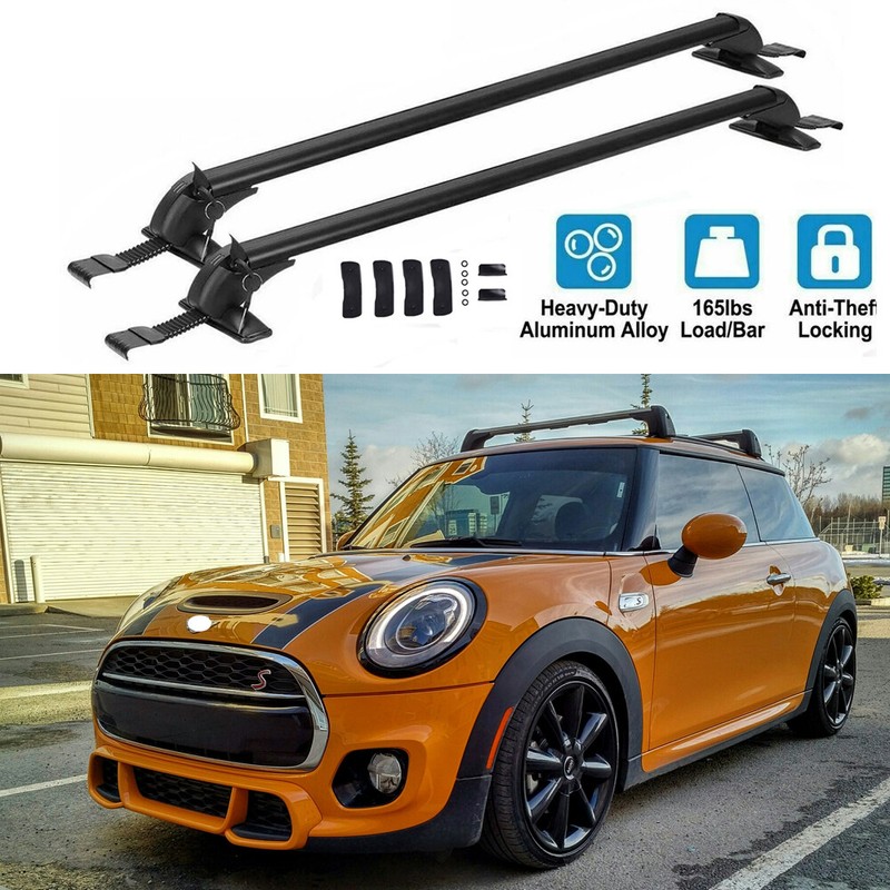 For MINI Cooper S R53  Aluminum Car Top Luggage Roof Rack Cross Bar Carrier US