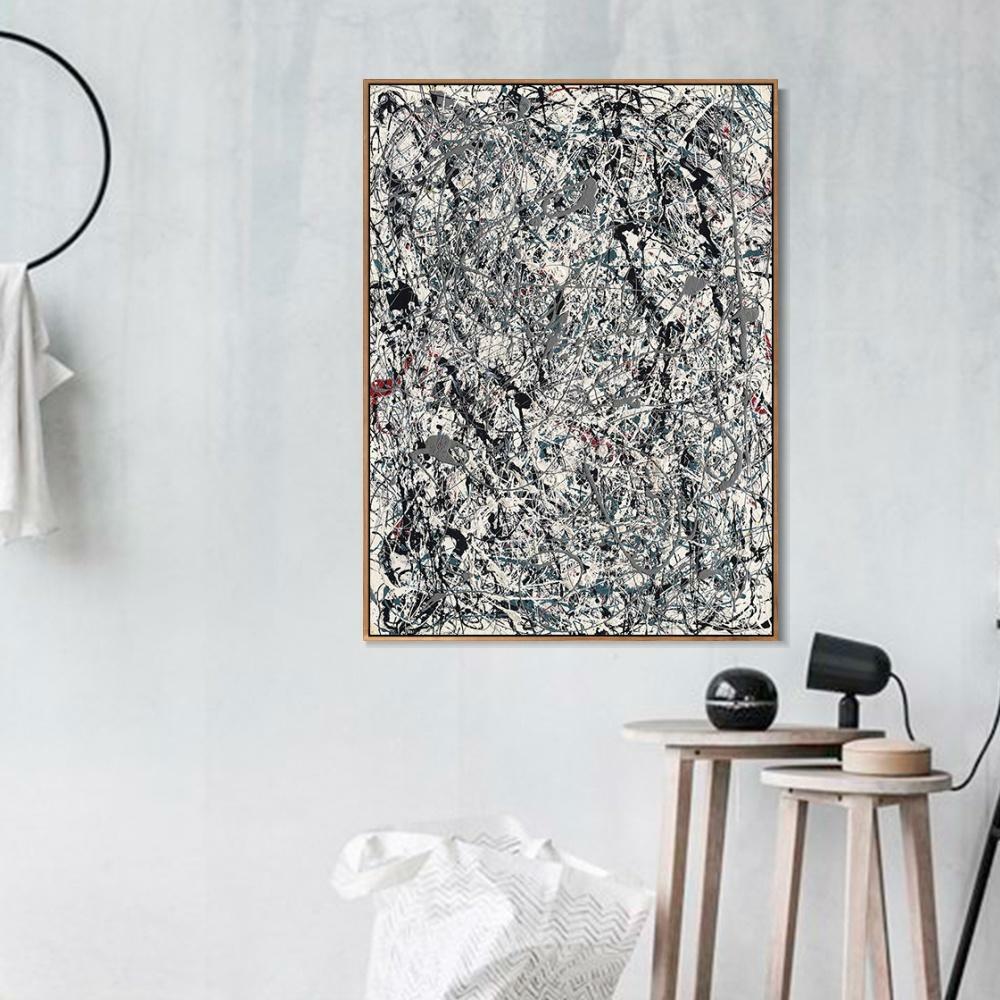 POLLOCK、No 151948:RedGrayWhiteYellow Number 15 - Red, Gray, White, Yellow - Jackson Pollock