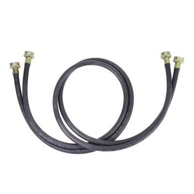 5 ft. Black EPDM Washer Hose (2-Pack)