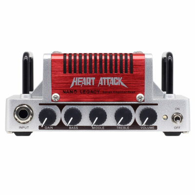 Hotone Nano Legacy Heart Attack Mini 5 Watt Compact Guitar Amp Head 3 Band NLA-3