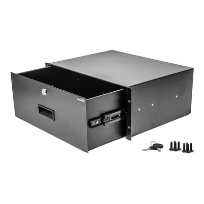 Rack Mount DJ 19'' Rack Road Case Equipment Deep Drawer 4U 4 Space Locking