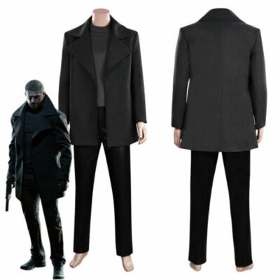 Resident Evil 8 Village Chris Redfield Cosplay Costume Halloween Outfit Full Set