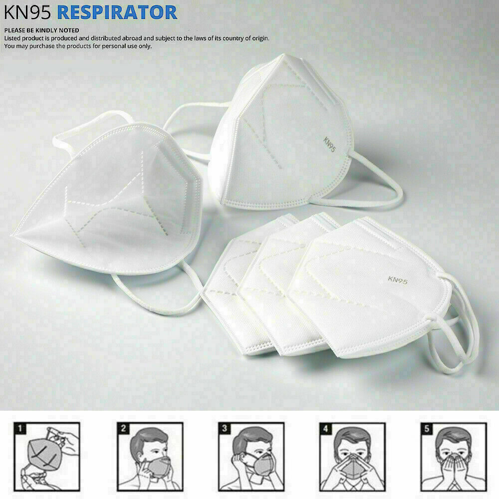 10 Pack KN95 MEDICAL Face Mask Cover Protection Respirator Masks KN 95 5-Layer