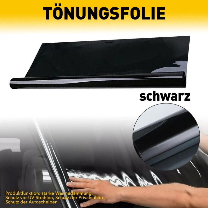 T?Nungsfolie Scheibenfolie Sonnenschutzfolie 600x75cm 5%Vlt Auto Fensterfolie De