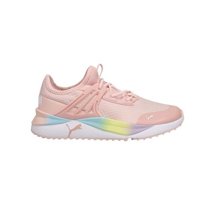 Puma Pacer Future Rainbow Ac Logo SlipOn Молодежные девушки Розовые кроссовки Повседневная обувь