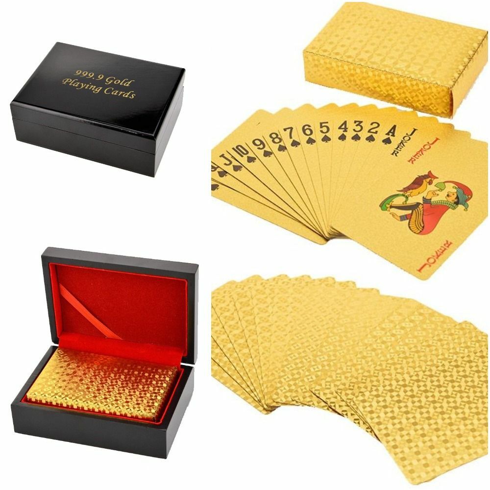GOD ゴールドプレイングカードGOD GOLD PLAYING CARDS Amazon.com: Gold Playing Cards 24k Carat Gold Plated Make