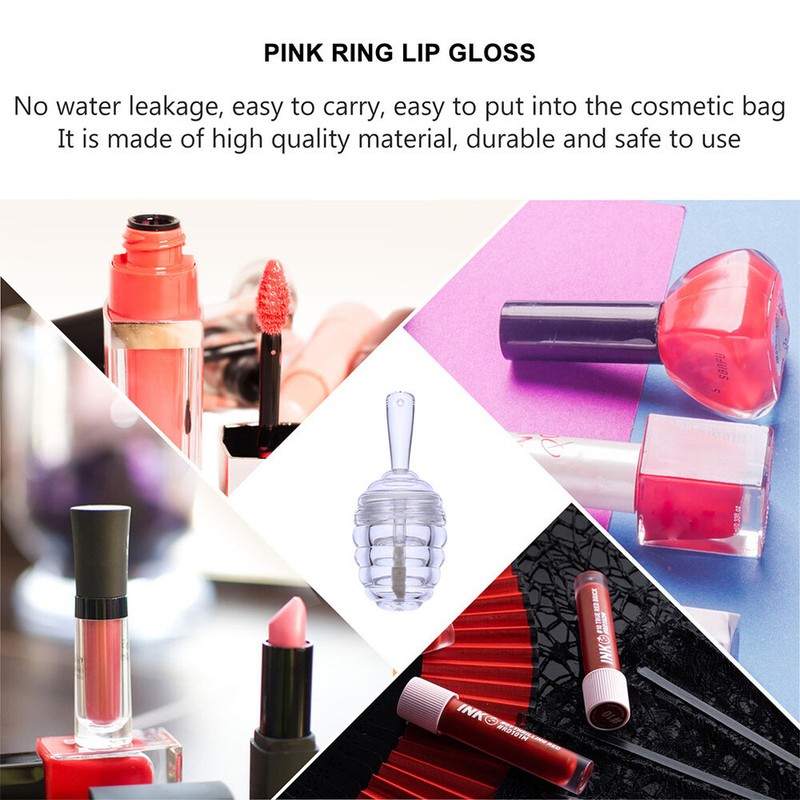  15 Stück Honigtöpfe geformte Lipgloss Tube Lipgloss Flasche Klarer Lippenbalsam