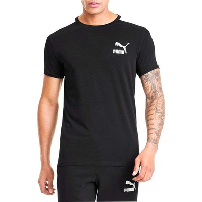 

Мужская футболка Puma Iconic T7 Slim, размер , повседневные топы 581558-01, Черный, Puma Iconic T7 Slim T-Shirt