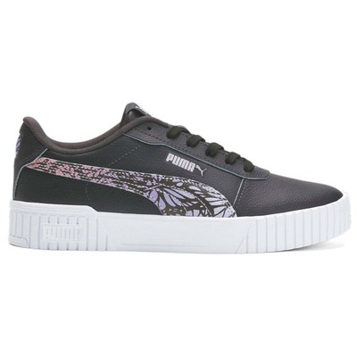 

Женские черные и фиолетовые кроссовки Puma Carina 2.0 Monarch на шнуровке Повседневная обувь 3930, Black;purple, Puma Carina 2.0 Monarch Lace Up