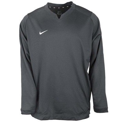 

Мужская футболка с круглым вырезом и длинным рукавом Nike, размер , спортивная, повседневная, AA9774-062, Черный, Nike Crew Neck Long Sleeve T-Shirt