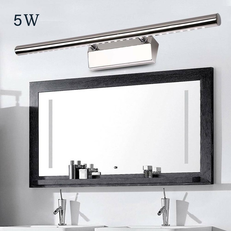 LED Spiegelleuchte Beleuchtung Bad Aufbau Lampe Spiegelschrank Leuchte IP44 5W