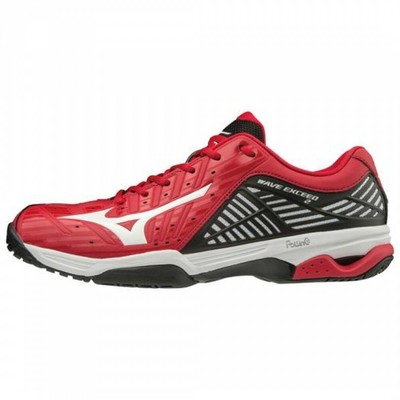 Mizuno Tennis Shoes WAVE EXCEED 2 WIDE OC 61GB1813 Red × White × Black