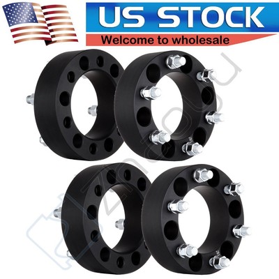 40441 2quot 6 Lug 6x55  Wheel Spacers Adapters For Chevy Silverado Suburban