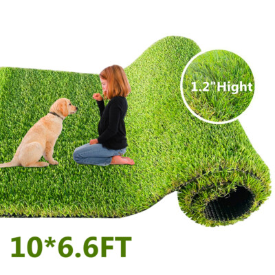 10x6.6 ft Artificial Grass Turf Mat Synthetic Landscape Lawn Garden Floor Carpet