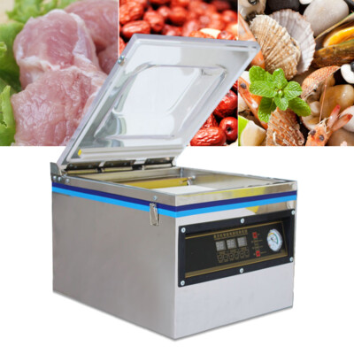 800W Commercial Vacuum Sealer Chamber Packing Sealing Machine Food Saver 110V