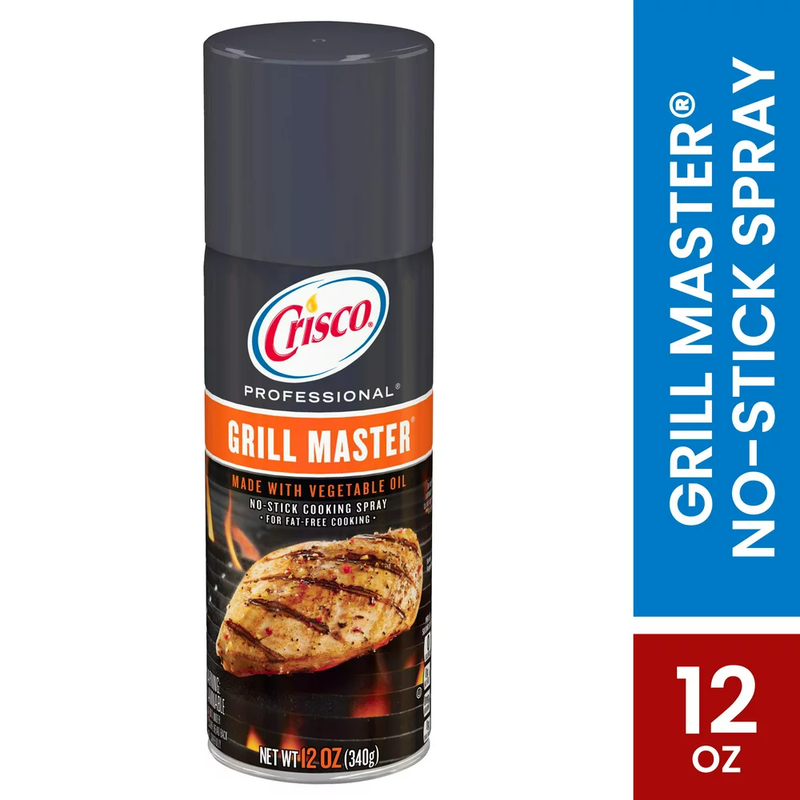 Crisco Grill Master No-Stick Spray, 12 OZ