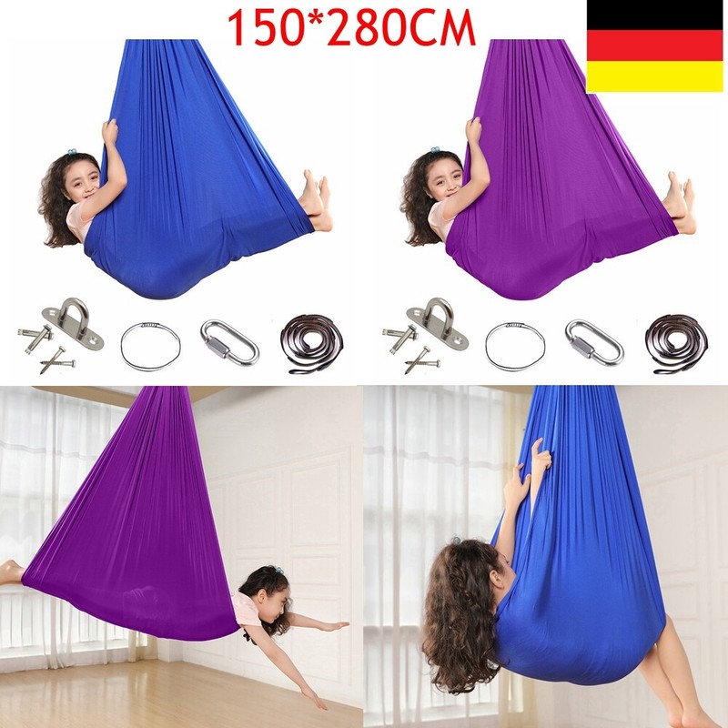 Therapieschaukel FüR Kinder HäNgematte Indoor Sensorische Schaukel 150*280cm