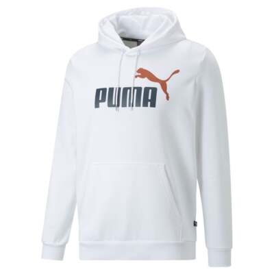 Puma Ess+ 2 Logo Pullover Hoodie Mens Размер XXXL Повседневная верхняя одежда 846850-57