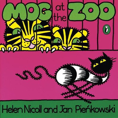 Mog at the Zoo by Helen Nicoll (English) Spiral Book