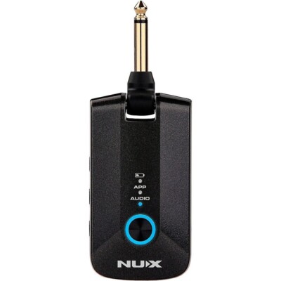 NUX Mighty Plug Pro Guitar & Bass Modeling Headphone Amp with Bluetooth MP3