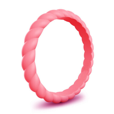 Womens Silicone Wedding Engagement Ring Women Flexible Rubber Band Gym Sports -