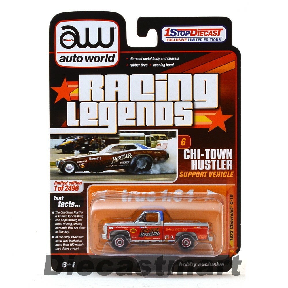 Auto World 1:64 1 Stop Exclusive 1973 Chevrolet C10 Chi Town