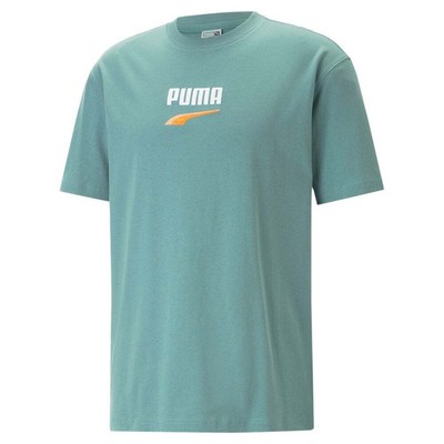 

Футболка Puma Downtown Logo с круглым вырезом и короткими рукавами, мужские серые повседневные топы 53824884, Grey, Puma Downtown Logo Crew Neck Short Sleeve T-Shirt