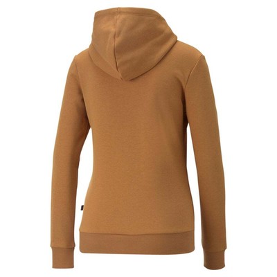 

Puma Essentials Logo Pullover Hoodie Женская коричневая повседневная верхняя одежда 58678991, Коричневый