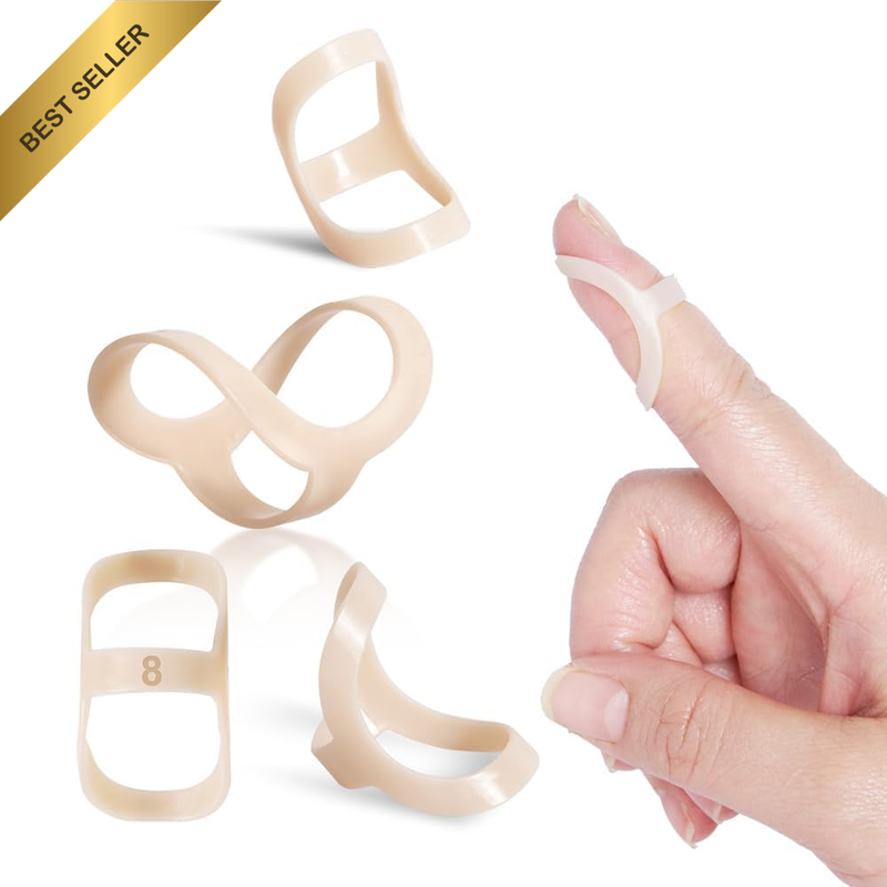 Oval Finger Splint 8 Pcs, Finger Splints for Arthritis, Hypermobilit Finger for