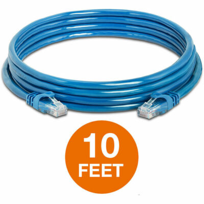 Cat 6 CAT6 Patch Cord Cable 500mhz Ethernet Internet Network LAN RJ45 UTP BLUE