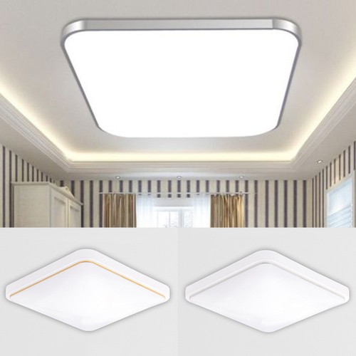 Square Led Ceiling Down Spot Light Recessed Flat Panel Light Lamp Bulb Fixture Lamps Lighting Ceiling Fans Home Garden