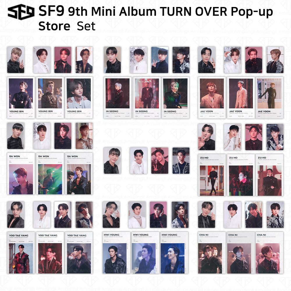 SF9 TURN OVER トレカ カード SF9 9th Mini Album Turn Over MD