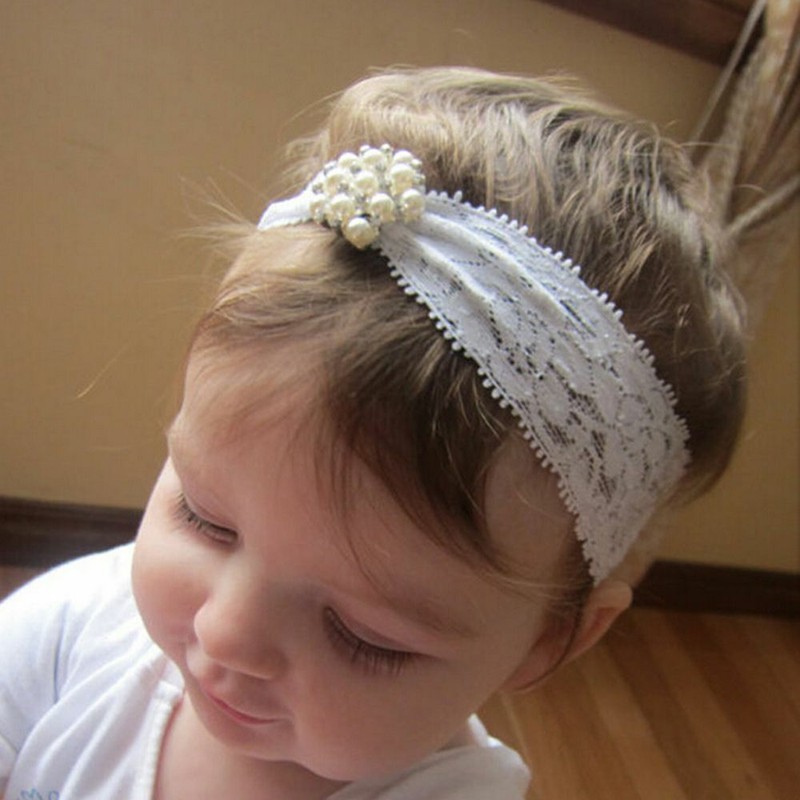 Kids Headband Christening Headband Baby Girls Baptism Kids Hair