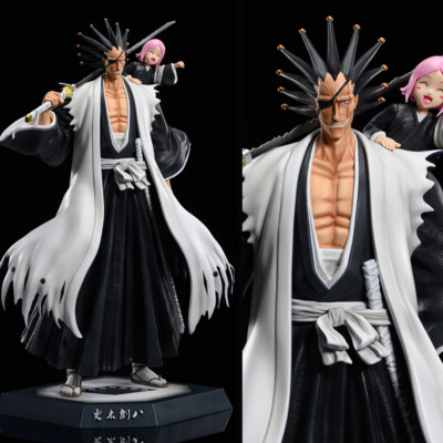 BLEACH Zaraki Kenpachi Kusajishi Yachiru Statue GK Model
