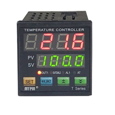 PID Temperature Controller Dual LED Integrated Temp Meter SSR Relay Output Alarm