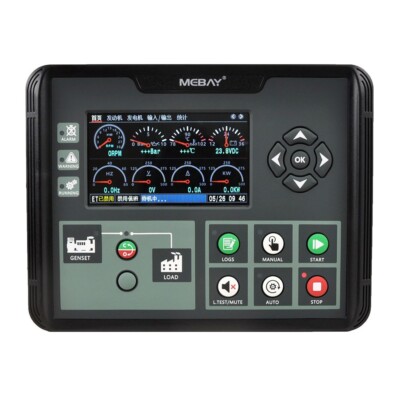 4.3-in MEBAY DC70MR Low Temperature Genset Controller Generator Controller