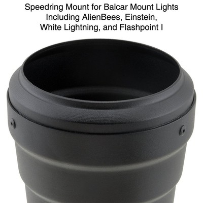 Fotodiox Snoot with 20 Degree Grid & 4 Color Gels for Balcar Paul C Buff Alien