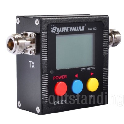 SW-102 125-525Mhz Digital VHF/UHF Antenna Power SWR Meter 2-Way Radio os67