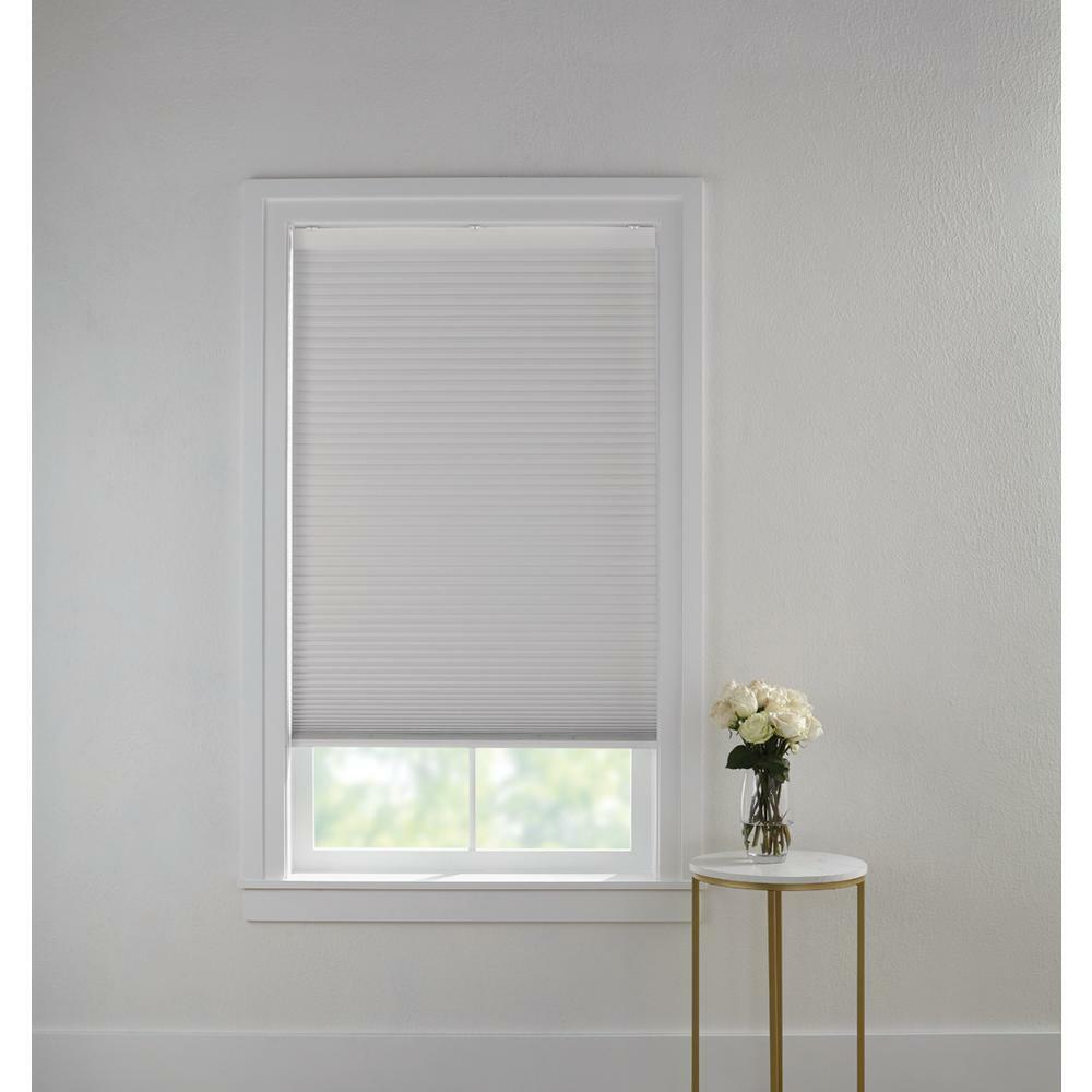 PRE CUT Home Decorators Blackout Polyester Cellular Shade -White
