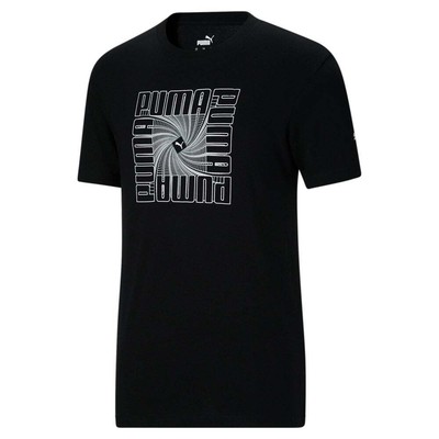 

Puma Box Reflective Graphic Crew Neck Футболка с коротким рукавом Мужская черная спортивная C, Черный, Puma Box Reflective Graphic Crew Neck Short Sleeve T-Shirt