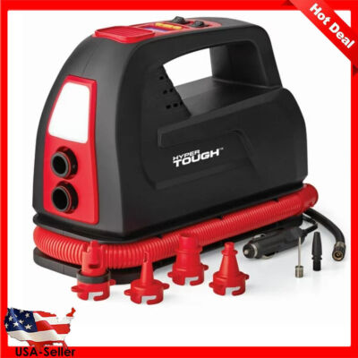 12 V Multi Function Digital Tire Inflator/Sup Auto Shut Off Easy Carry Anytime